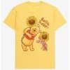 Hot Sale 💯 Disney Winnie The Pooh Sunflower Besties Boyfriend Fit 👧 Girls T-Shirt 🌟