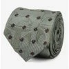 New 😀 Star Wars The Book of Boba Fett Green Motif Men's Tie ⭐