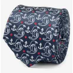 Flash Sale ๐งจ Disney Donald Duck Anchor Navy Blue Men's Tie ๐ฅ