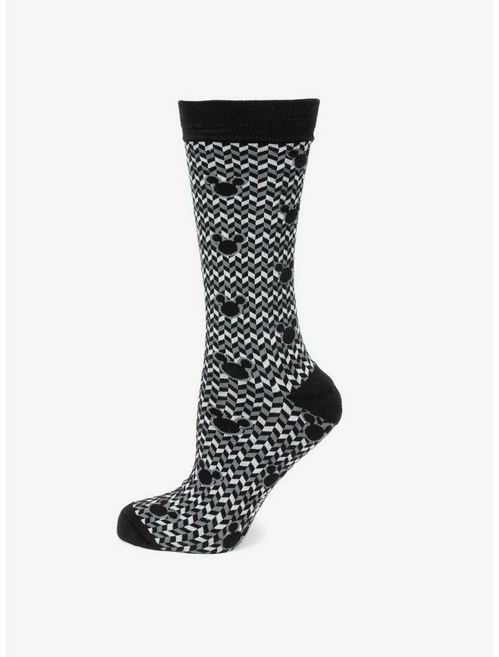 Wholesale โ๏ธ Disney Mickey Mouse Silhouette Chevron Black Men's ๐งฆ Socks ๐