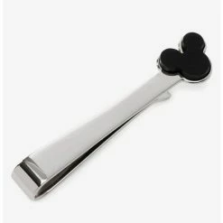 Cheap ๐ Disney Mickey Mouse Onyx Stainless Steel Tie Bar ๐
