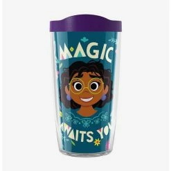 Cheapest โ Disney Encanto Magic Awaits You 16oz Classic Tumbler With Lid ๐งจ