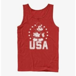 Best Sale ⭐ Disney Mickey Mouse USA Mickey Tank Top 🧨