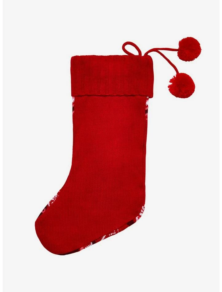 New ๐ Disney Minnie Mouse Knit Stocking Hot Topic Exclusive ๐งจ - Image 2