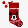 New 👍 Disney Minnie Mouse Knit Stocking Hot Topic Exclusive 🧨