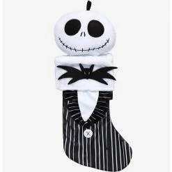 Buy ❤️ The Nightmare Before 🔔 Christmas Jack Skellington Plush Stocking ✨