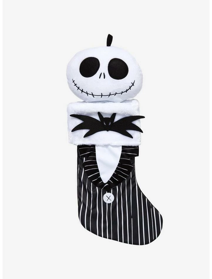 Buy ❤️ The Nightmare Before 🔔 Christmas Jack Skellington Plush Stocking ✨
