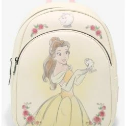 Hot Sale ⌛ Loungefly Disney Beauty And The Beast Belle Roses Mini 🎒 Backpack 💯