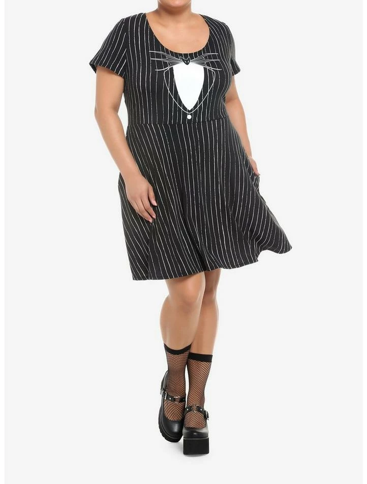 Buy ๐ฅ The Nightmare Before ๐
Christmas Jack Skellington ๐ Dress Plus Size ๐ - Image 2