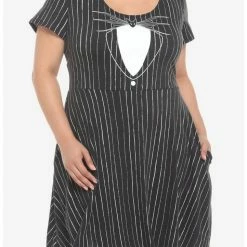 Buy 🔥 The Nightmare Before 🎅 Christmas Jack Skellington 👗 Dress Plus Size 🎁