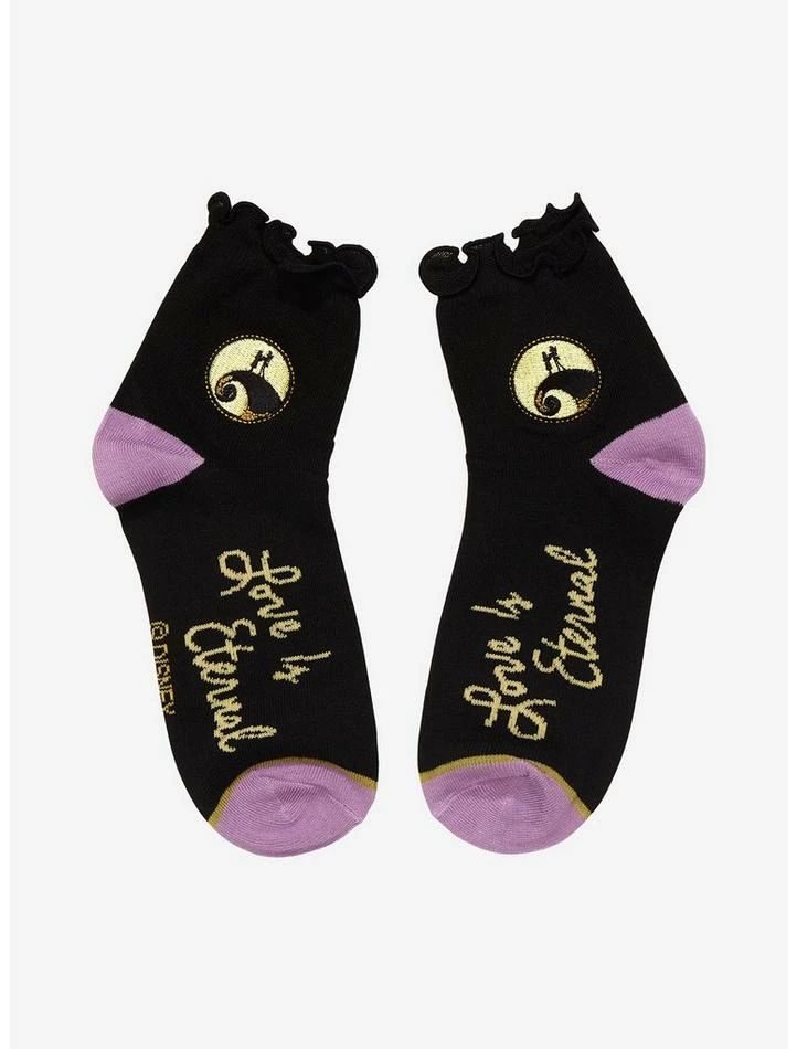 Best Sale ๐งจ The Nightmare Before โ Christmas Moon Ankle ๐งฆ Socks โ - Image 2