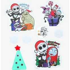 Coupon 👏 The Nightmare Before 🎄 Christmas Holiday Gel Clings 👏