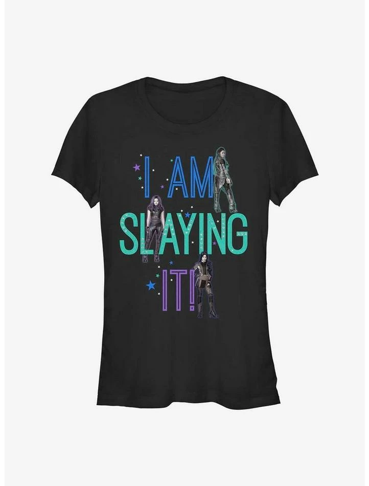 Best Pirce 😉 Disney Descendants Slaying It 👧 Girls T-Shirt ⌛