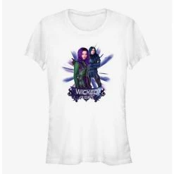 Best Pirce 🥰 Disney Descendants Wicked Friends Mal Evie 👧 Girls T-Shirt 🌟