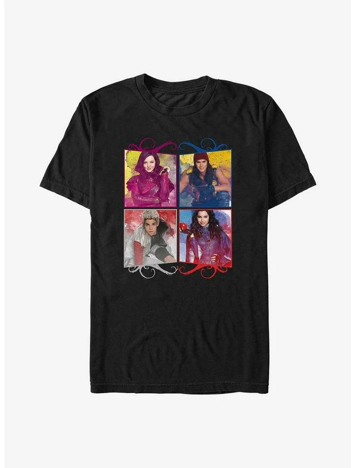 Coupon ๐คฉ Disney Descendants Four Evil Boxes T-Shirt โ