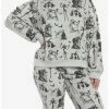 Coupon ⌛ The Nightmare Before 🎄 Christmas Characters 👧 Girls Lounge Set Plus Size ❤️