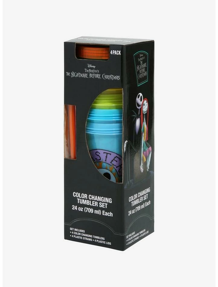 Cheapest 👍 The Nightmare Before 🎅 Christmas Color-Changing Travel Cup Set ⭐ - Image 3