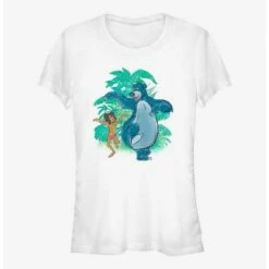 Promo 🎁 Disney The Jungle Book Baloo Sketch 👧 Girls T-Shirt 🎉