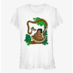 Cheapest 🎉 Disney The Jungle Book Snake In The Tree 👧 Girls T-Shirt 😉