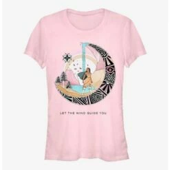 Cheapest 🛒 Disney Pocahontas Earth Day Let The Wind Guide 👧 Girls T-Shirt 😉