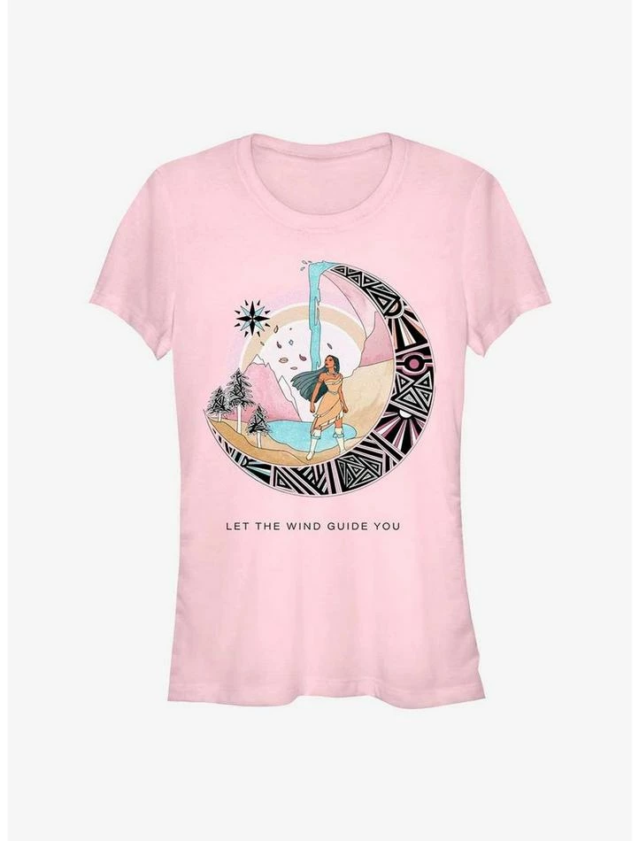 Cheapest 🛒 Disney Pocahontas Earth Day Let The Wind Guide 👧 Girls T-Shirt 😉