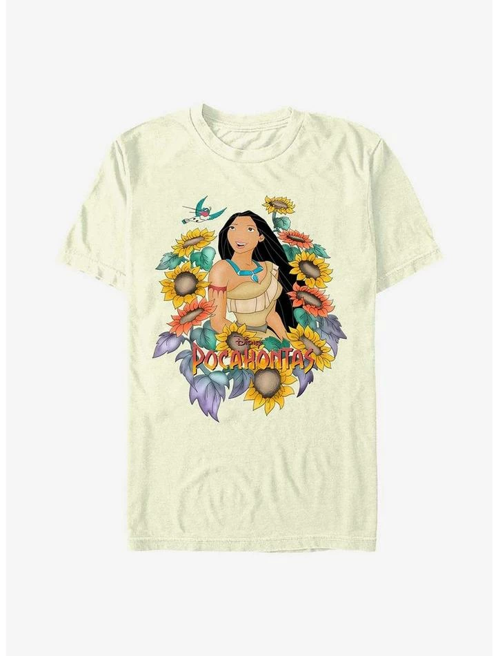 Coupon ๐ Disney Pocahontas Earth Day Sunflower Princess T-Shirt ๐ฅ