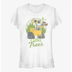 Deals 👏 Disney Pixar Wall-E Earth Day I Love Trees 👧 Girls T-Shirt 😍