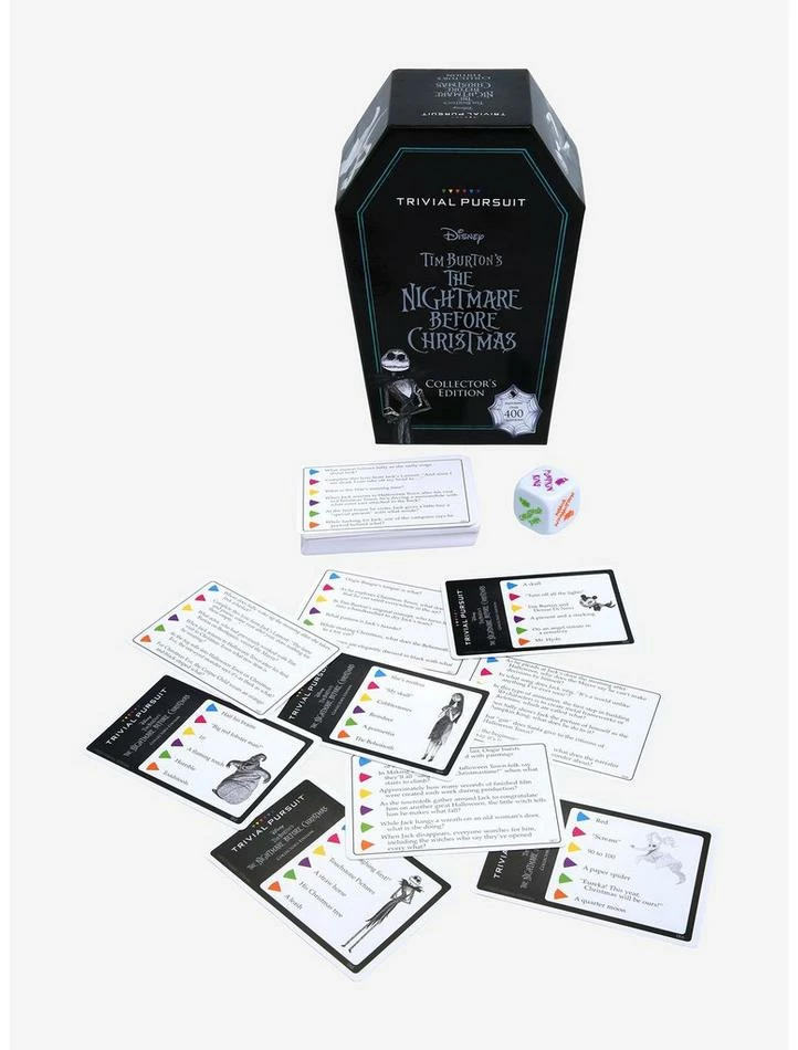 Best Pirce 👏 The Nightmare Before 🎅 Christmas Trivial Pursuit Collector's Edition Game 🔔 - Image 2