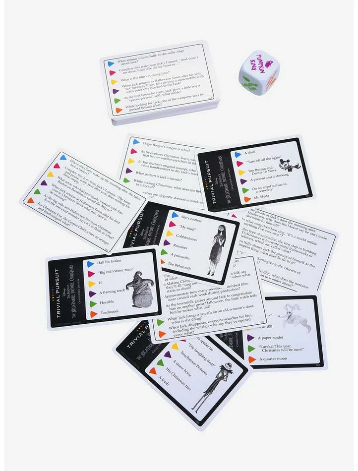 Best Pirce 👏 The Nightmare Before 🎅 Christmas Trivial Pursuit Collector's Edition Game 🔔 - Image 3