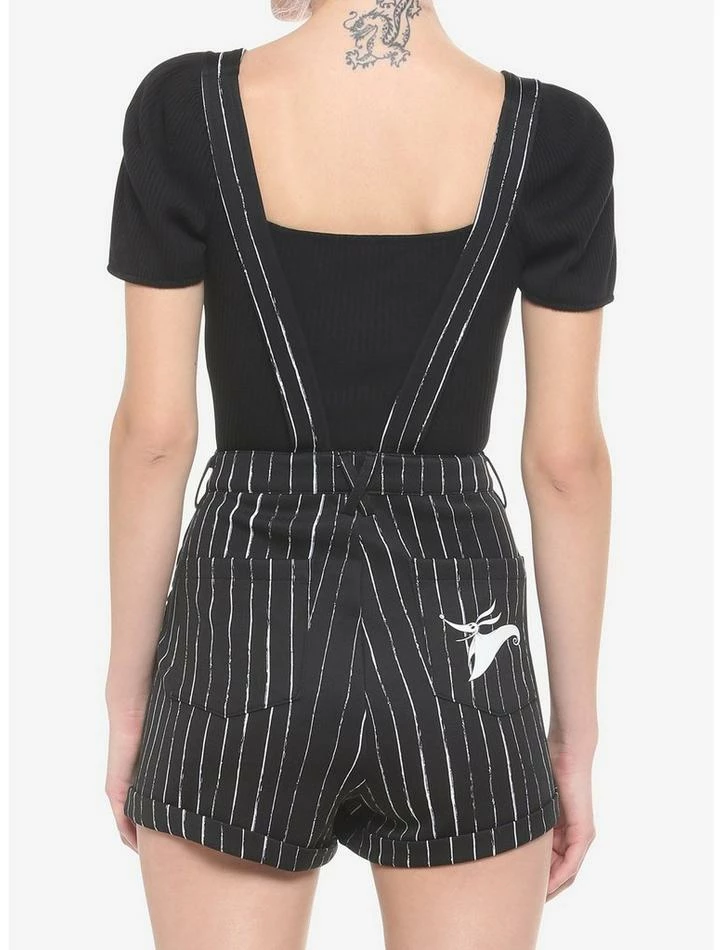Top 10 ๐ฅฐ The Nightmare Before โ Christmas Jack Pinstripe Shortalls โญ - Image 3