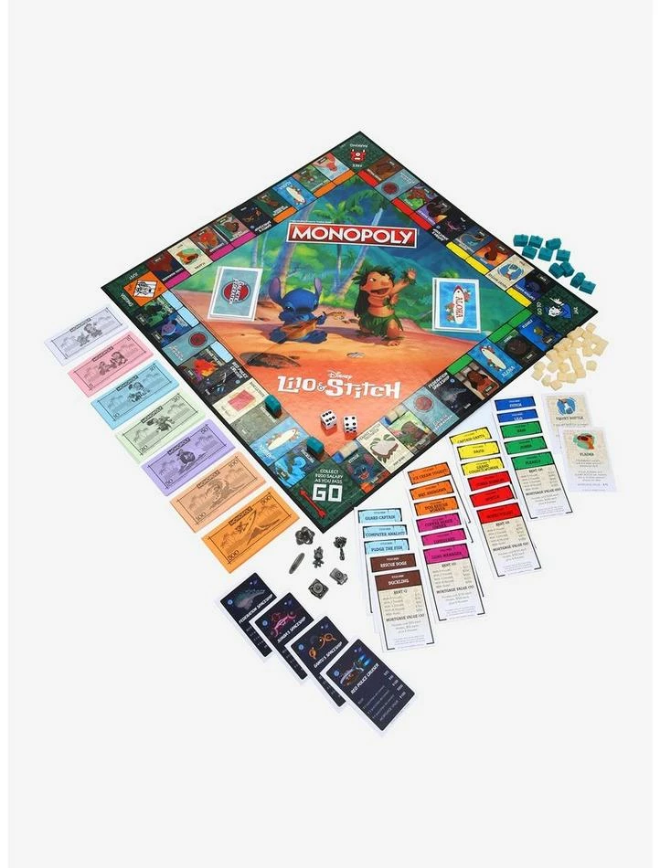 New 🌟 Monopoly Disney Lilo & Stitch Edition Board Game 🌟 - Image 3
