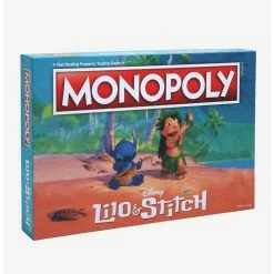 New 🌟 Monopoly Disney Lilo & Stitch Edition Board Game 🌟