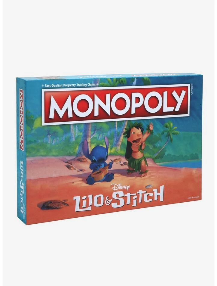 New 🌟 Monopoly Disney Lilo & Stitch Edition Board Game 🌟
