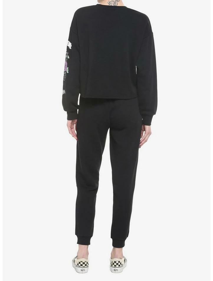 Budget 🎉 Her Universe Disney The Haunted Mansion Madame Leota 👧 Girls Crop Sweatshirt 💯 - Image 3