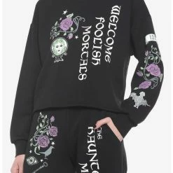 Budget ๐ Her Universe Disney The Haunted Mansion Madame Leota ๐ง Girls Crop Sweatshirt ๐ฏ