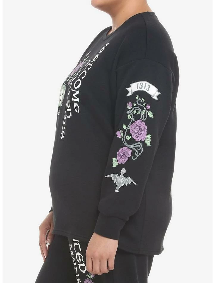 Promo ๐ Her Universe Disney The Haunted Mansion Madame Leota ๐ง Girls Crop Sweatshirt Plus Size ๐งจ - Image 4