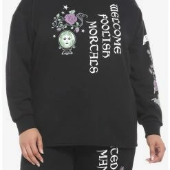 Promo ๐ Her Universe Disney The Haunted Mansion Madame Leota ๐ง Girls Crop Sweatshirt Plus Size ๐งจ