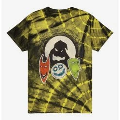 Best deal 😀 The Nightmare Before 🎄 Christmas Oogie's Boys Mask Tie-Dye Boyfriend Fit 👧 Girls T-Shirt 😀
