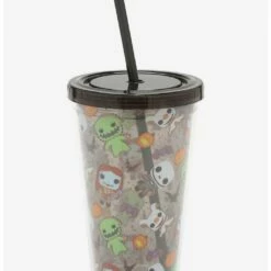 Brand new 🧨 Funko The Nightmare Before 🎁 Christmas Pop! Gingerbread Acrylic Travel Cup 👏
