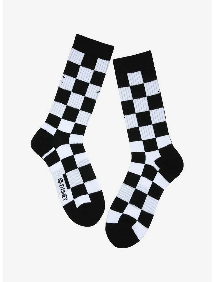 Flash Sale 💯 The Nightmare Before 🔔 Christmas Jack Checkered Crew 🧦 Socks 🎉 - Image 2