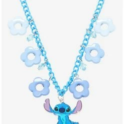 Coupon π₯° Disney Lilo & Stitch Flower Charm Necklace βοΈ