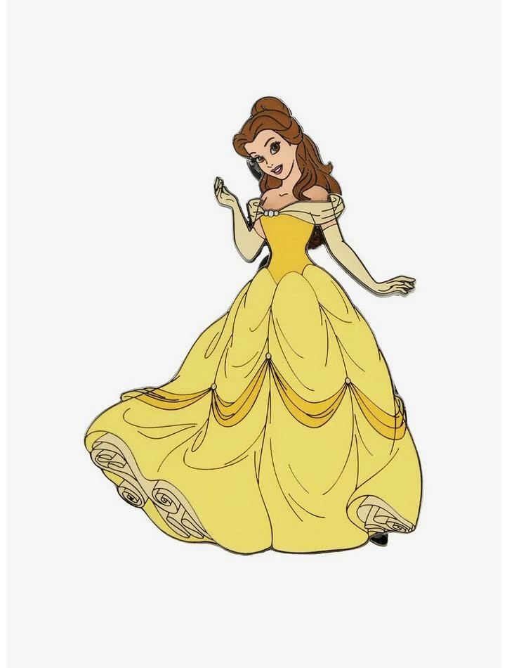 Brand new ๐ฅ Loungefly Disney Beauty And The Beast Belle Magnetic Enamel Pin Set ๐งจ - Image 2