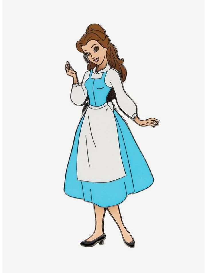 Brand new ๐ฅ Loungefly Disney Beauty And The Beast Belle Magnetic Enamel Pin Set ๐งจ - Image 4