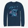 Cheapest 🌟 Disney Lilo & Stitch Blue Boy Long Sleeve T-Shirt 🛒