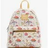 Cheap 👍 Loungefly Disney Peter Pan Tinker Bell Mushroom Mini 🎒 Backpack ✨