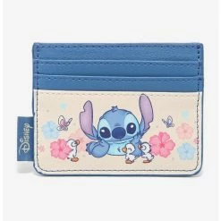 Discount 😀 Loungefly Disney Lilo & Stitch Ducklings Cardholder 🌟