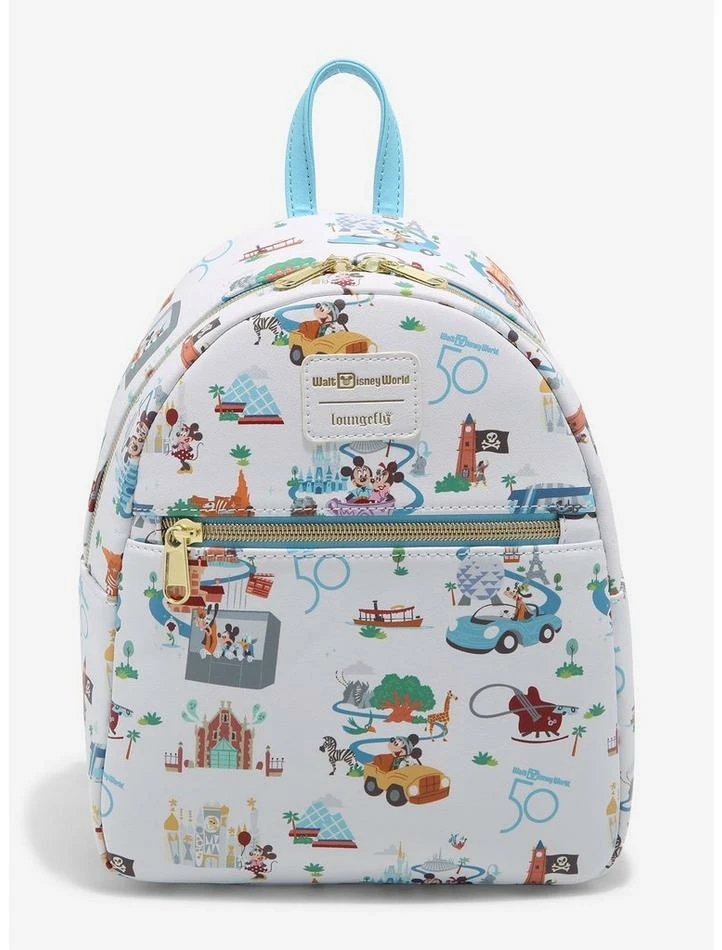 Coupon ๐ Loungefly Walt Disney World 50th Anniversary Mini ๐ Backpack ๐
