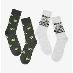 Outlet ๐ Disney Pixar Toy Story Buzz & Alien Crew ๐งฆ Socks 2 Pair ๐