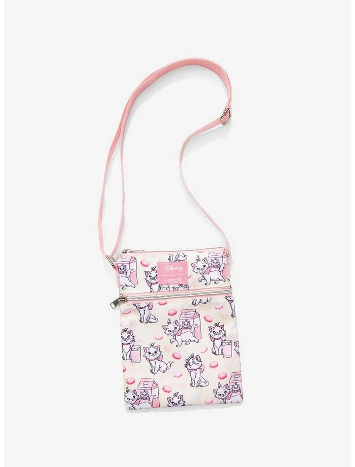 Deals 🌟 Loungefly Disney The Aristocats Marie Milk Passport Crossbody Bag 🌟