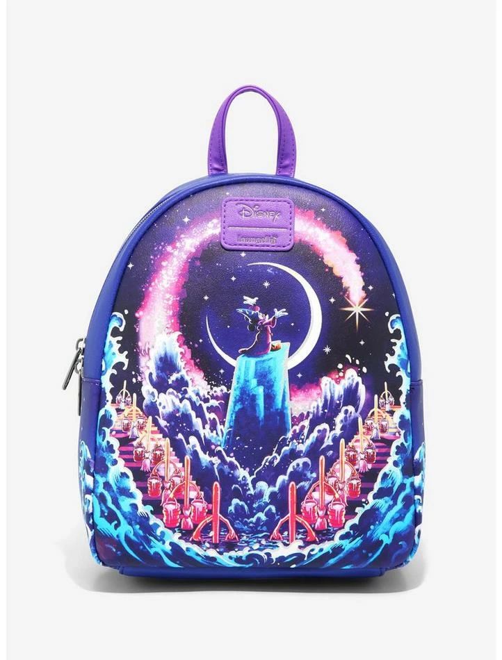 Flash Sale โจ Loungefly Disney Fantasia The Sorcerer's Apprentice Mini ๐ Backpack ๐งจ
